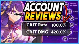 I Review Your INSANE Builds In Genshin Impact & Honkai Star Rail | Account Review