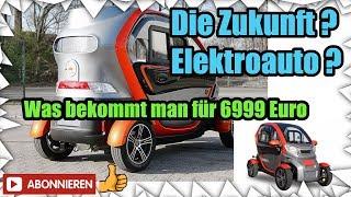 Elektroauto Testfahrt Geco Beach 3000 60V 90Ah Electrocar  electro drive testdrive Kabinenroller