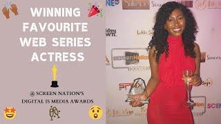 First Unboxing Video & Winning Favourite Web Series Actress @ Screen Nation
