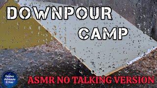 ASMR Version - Camping in a Downpour—Plans Changed, Fire Raged, and New Food Tasted!