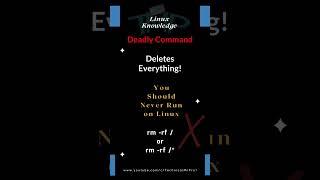 Linux Command That Can Seriously Damage Your System | Never Use