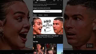 Cristiano Ronaldo YouTube Channel ￼