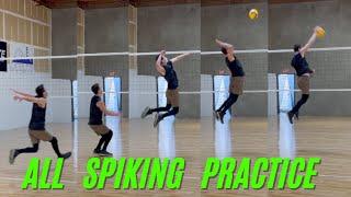 All Spiking Practice | Volleyball Training