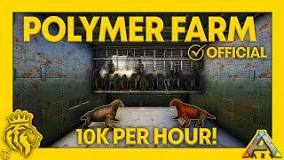 AUTOMATED Organic Polymer Farm Tutorial | 10K PER HOUR! | ARK: Survival Evolved