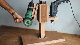 2 In 1 Drill Press / Angle Grinder Stand || Homemade Project