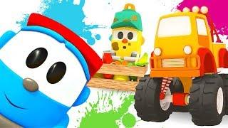 Leo the Truck and Street Vehicles: How to Assemble Cars and Toys  - Full Episode Cartoon