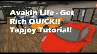 Avakin Life - how to get coins and get rich! tapjoy tutorial