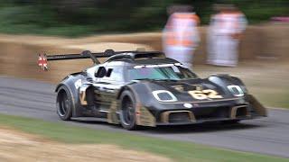 710HP Radford Type 62-2 PIKES PEAK Edition driven by Jenson Button! Flames & Accelerations!