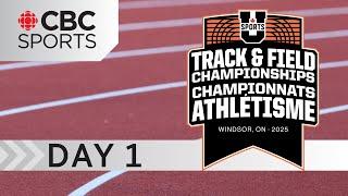 U Sports Track & Field Championships: DAY 1 | #CBCSports