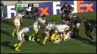 Clermont Auvergne - Leicester Tigers 22 - 16 Rugby Union 2013/14 Heineken Cup QF 05/04/2014