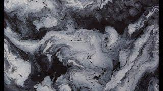 Abstract Acrylic Fluid Painting Demo | Untitled Monochrome (no.3) by Charles E. McNeal