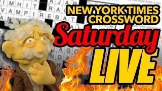 SATURDAY Puzzle with @ProfessorPuppet - LIVE @NYTimesWordPlay #ExtraHard !