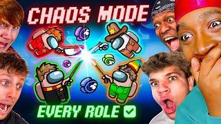 SIDEMEN AMONG US ULTIMATE CHAOS MODE: EVERY SINGLE ROLE ACTIVATED (REACTION)