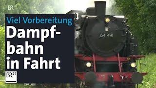 Alte Dampfbahn: Verein fährt mit Lok "Bubikopf" übers Land | BR24