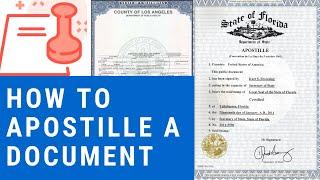 How to Apostille a Document from the United States