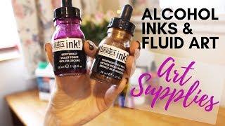 WHERE I buy my ART supplies for ALCOHOL inks and FLUID art