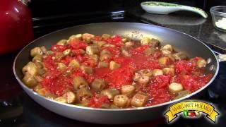 Okra and Tomatoes with Grits