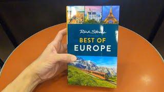 RICK STEVES BEST OF EUROPE TRAVEL GUIDE BOOK CLOSE UP AND INSIDE LOOK