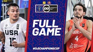 USA   vs  Netherlands   | Men | Full Semi-Final Game | FIBA 3x3 Champions Cup 2025