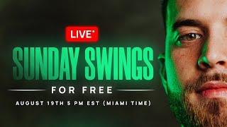  (Live Trading) Giving my $100 to $1M Trades FOR FREE | SUNDAY SWINGS