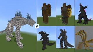 Titanus Shimo VS Monsterverse | Minecraft Kaiju Battle