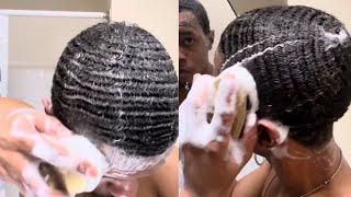 360 WAVES  Wash And Style Tutorial (10 Easy Steps) | Wave Man Mike