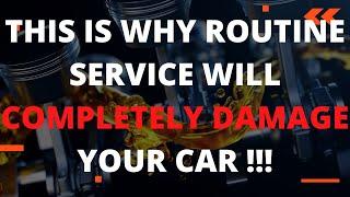 THIS IS WHY ROUTINE SERVICE WILL COMPLETELY DAMAGE YOUR CAR !!!#carnversations#service