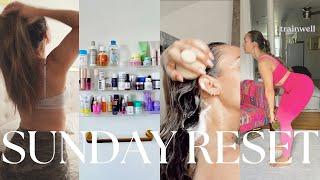 SUNDAY RESET VLOG | everything  routine | workout w/ me [& Giving YOU a FREE Trial] | organizing