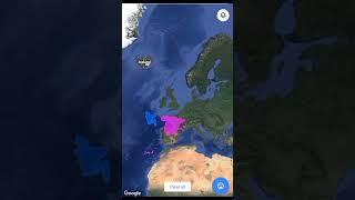 Spain Vs Bangladesh land area size comparison #shorts #mapping #geography #comparison