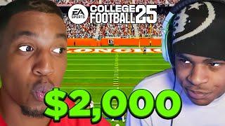 B Lou & Almighty Jay WAGER for $2,000 in College Football 25!