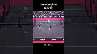 An incredible rally  #shorts #padel