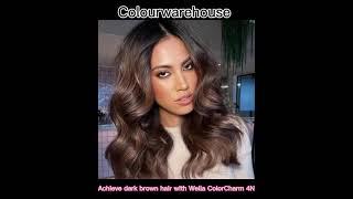 #wellahair Achieve Dark Brown Hair with Wella 4N Dark Brown Hair Dye