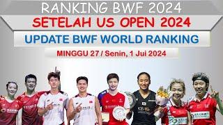Ranking BWF 2024 │ Setelah US Open 2024 │