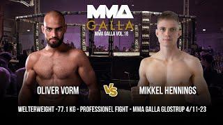 Oliver Vorm (Renegade MMA) Vs. Mikkel Hennings (CSA.dk)