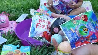 Deniz Banyo Bombası Patlattık Challenge Bath Bombs LOL Charm Fizz JOJO Siwa Paw Patrol Funny Kids