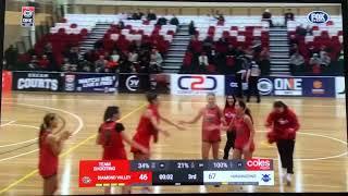 Imogen Rock no. 32 Half court 3 points NBL1 Diamond Valley Victoria Australia 2022