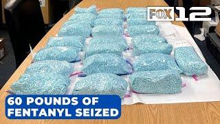 60 lbs. of fentanyl-laced pills seized during traffic stop in Oregon