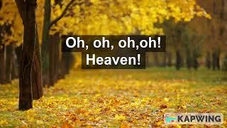 Heaven on earth by Micah Stampley Karaoke.