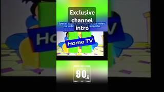 90s Home tv channel opening intro exclusive channel Ident #shorts #ytshortsindia #television #90skid