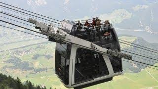 The World's First OpenAir Double-Decker Cable Car - Stanserhorn Mountain, Switzerland