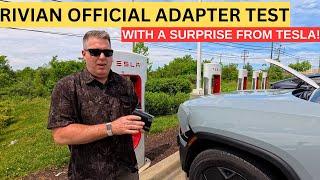 Rivian Official Tesla Supercharger Adapter Test