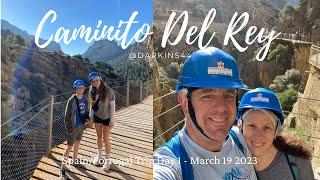 Caminito Del Rey Hike with Kids -Worlds Most Dangerous Hike Must Do Malaga Spain & Portugal Day 1