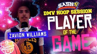 DMV HOOP Session Interviews Forward Zavion Williams