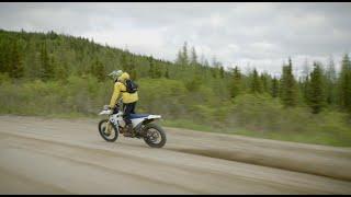 Ben Milot à moto à Fermont (2)