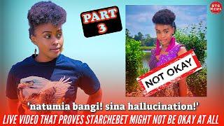 Addiction ya Bangi! SEE LIVE VIDEO THAT PROVES STARCHEBET IS NOT TOTALLY OKAY MENTALLY! part 3/3