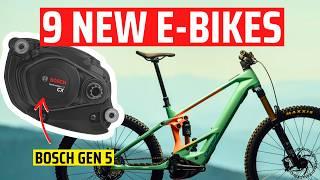 9 New Electric Mountain Bikes with Bosch Gen 5 EMTB Motor | BUYERS GUIDE FOR E-BIKES 2024