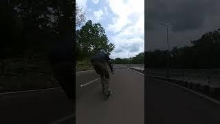 खतरनाक Skating on Pavagadh hill #inlineskating #skater #gujarat #indianskater #downhill #mountains