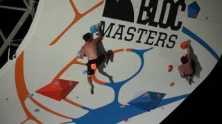 Jay Holowach and Ben Hanna's 2nd climb at Psicobloc Masters 2016 (seeding round)