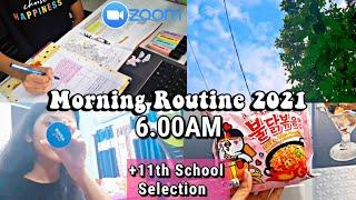 6.00AM Morning Routine 2021 |11th School Selection Reaction|Online Test *productive* (Anime Ver.)