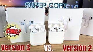 Airpods 2 - [Super Copy 3] Clone - Version 3 vs. Version 2 - Be Amazed!!!